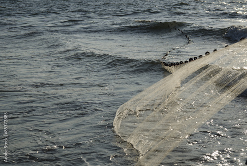 Canvas-taulu fishing net - Stock image