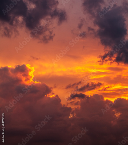 Colorful sunset © serbogachuk