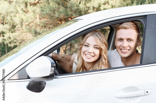 Young couple in the car © Viacheslav Yakobchuk