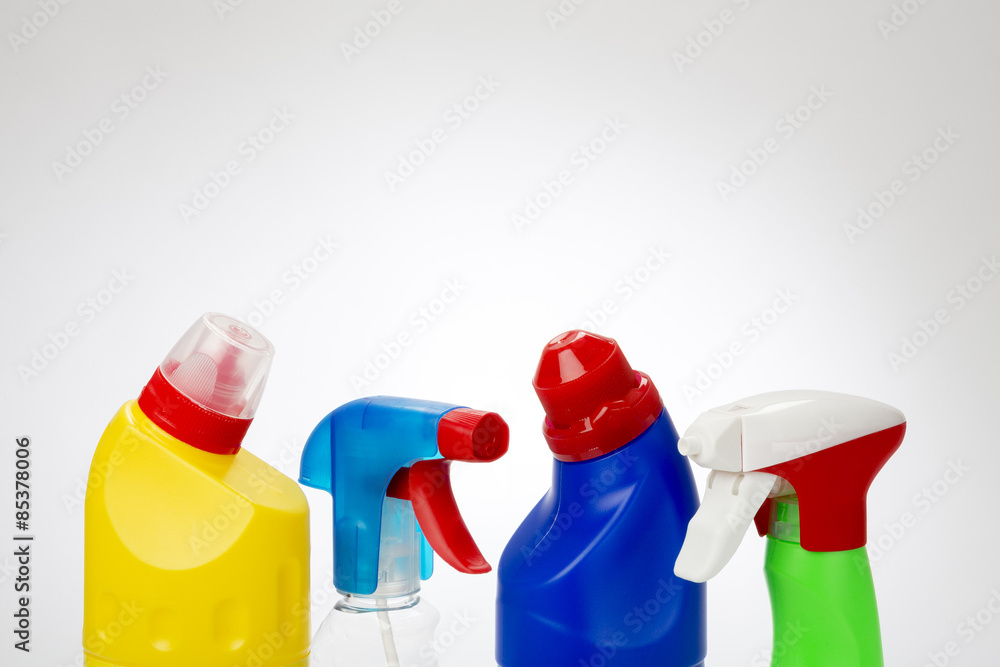 Plastic Cleaning Product Bottles Plastic Cleaning Product Bottles