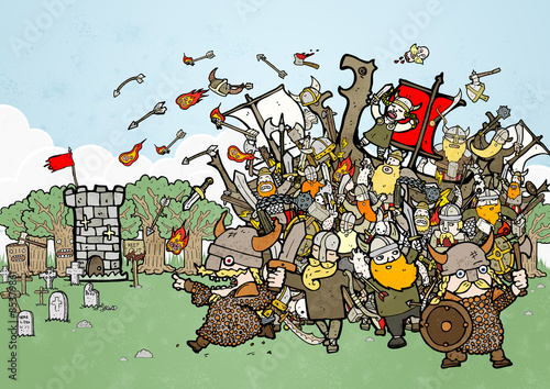 Tapety artystyczne vikings