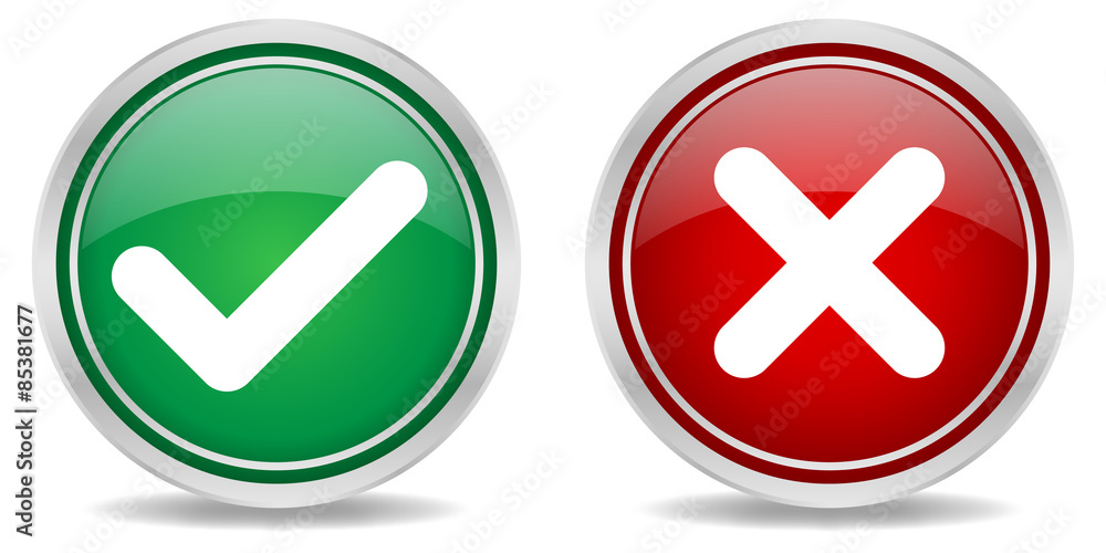 Buttons richtig falsch Buttons richtig falsch