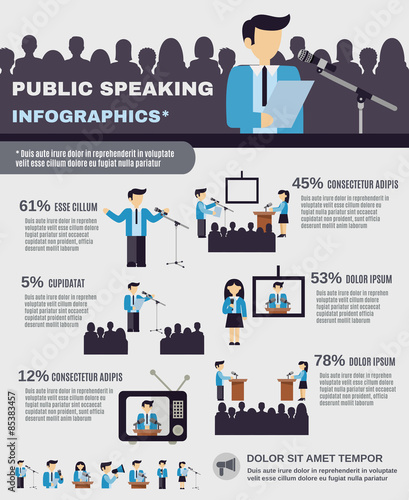 Public Speaking Infographics