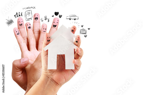 Hand hold house