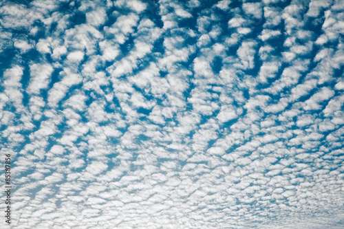 Cloudscape With Altocumulus Clouds photo