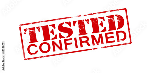 Tested confirmed