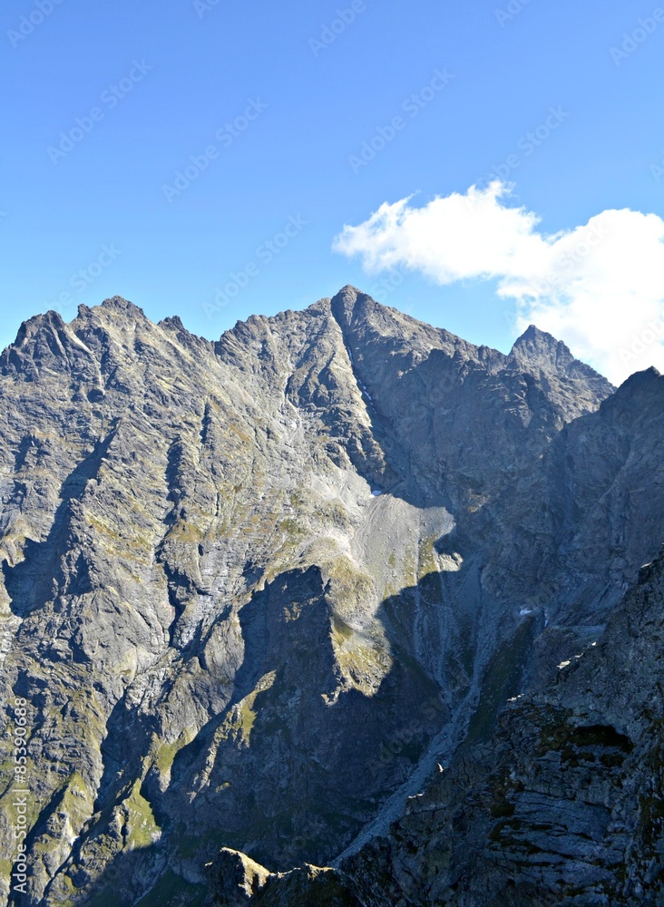 Naklejka premium Widok na Rysy