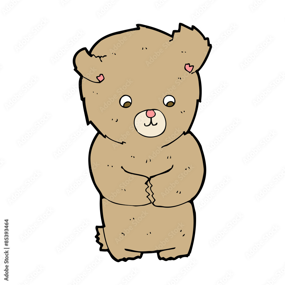 Fototapeta premium cute cartoon teddy bear