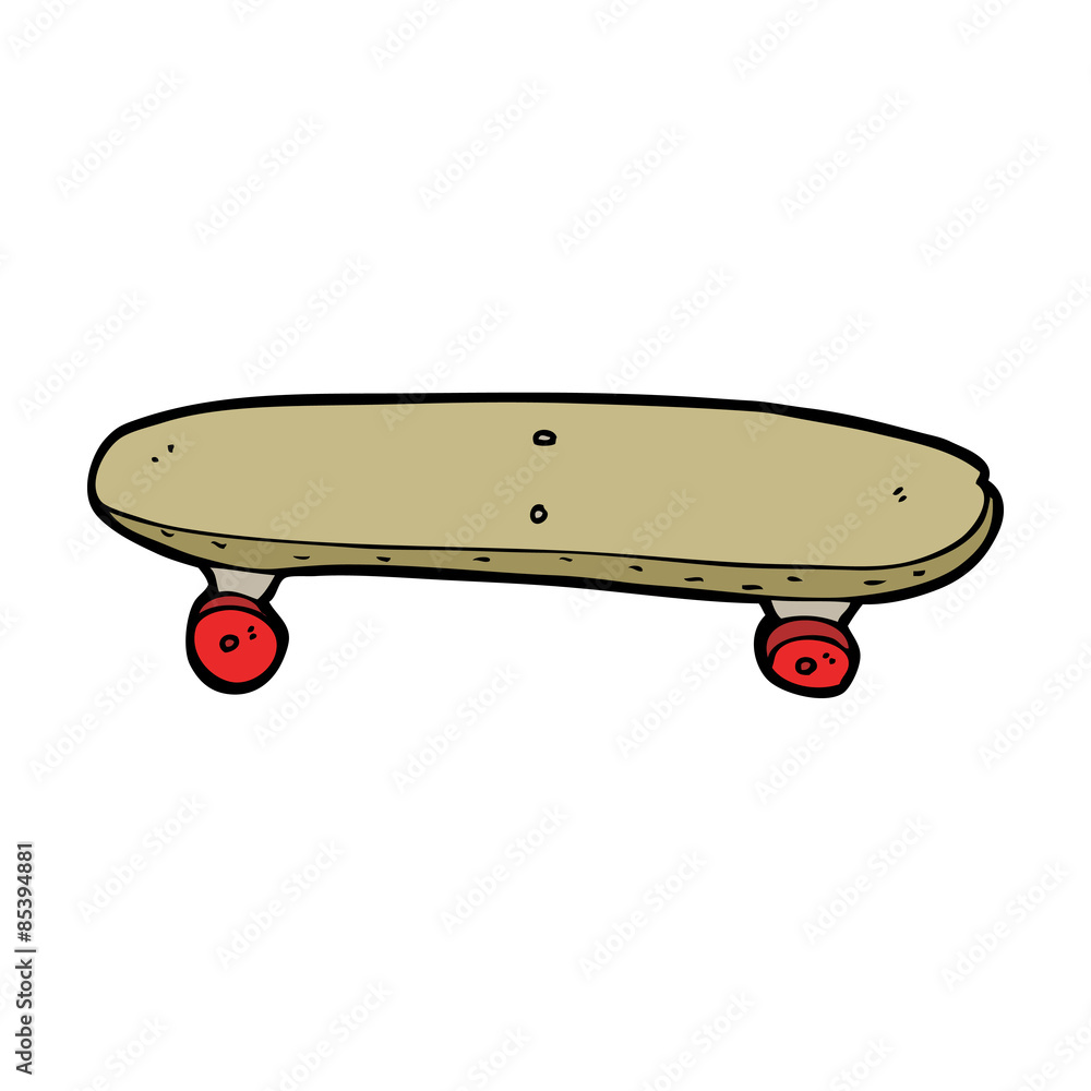 cartoon skateboard cartoon skateboard