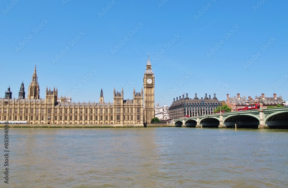 Naklejka premium Houses of Parliament, London