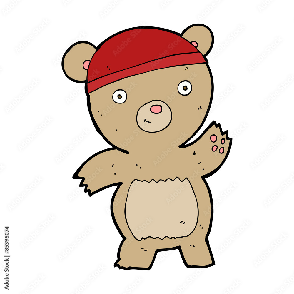 Fototapeta premium cartoon teddy bear