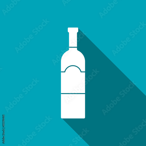 kitchen icon of wine bottle