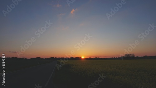 Wallpaper Mural Romantischer Sonnenuntergang Torontodigital.ca