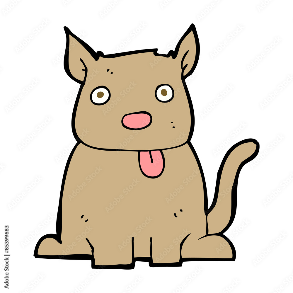cartoon dog sticking out tongue cartoon dog sticking out tongue