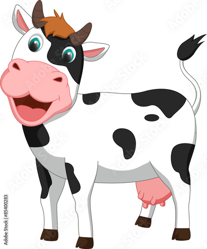 cute cow cartoon