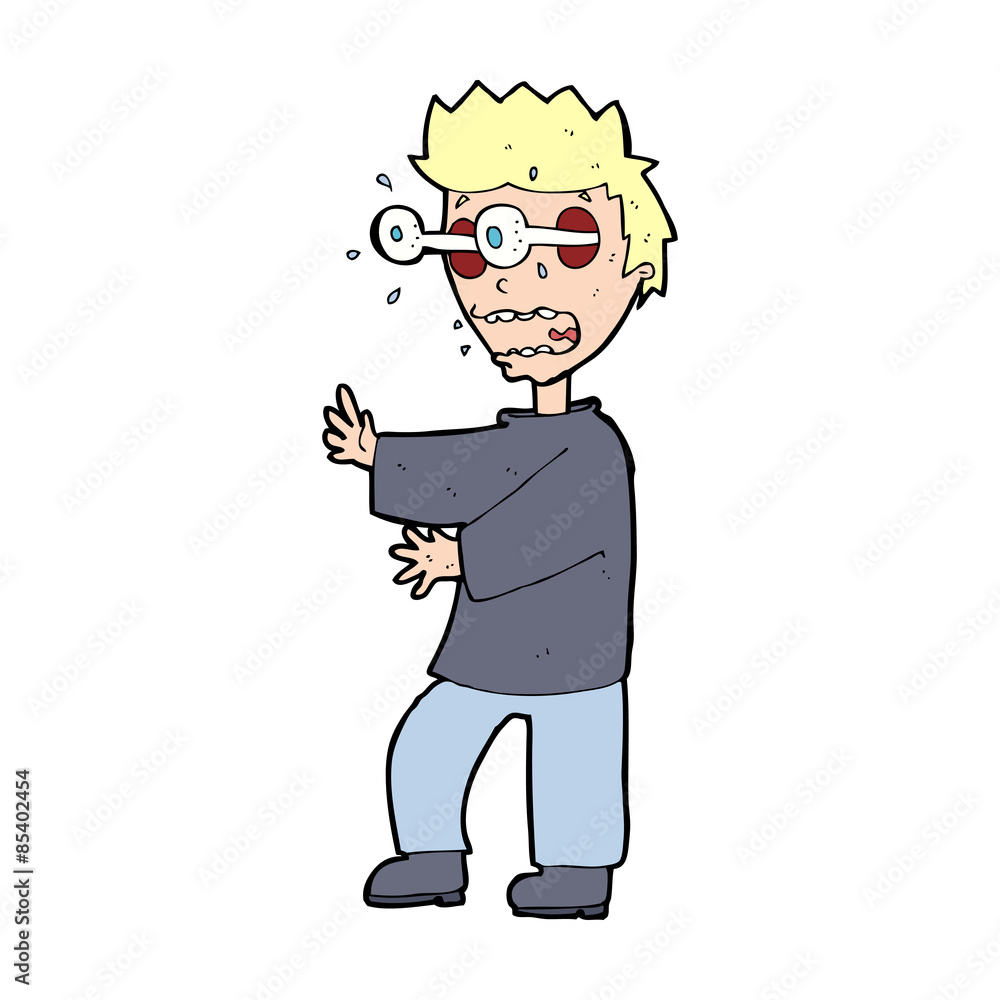 cartoon terrified boy cartoon terrified boy