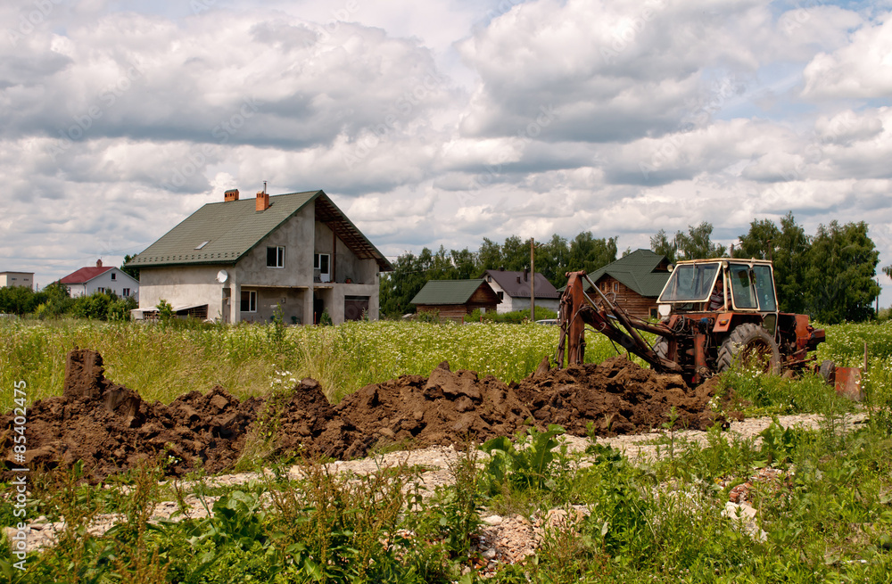 Fototapeta premium backhoe