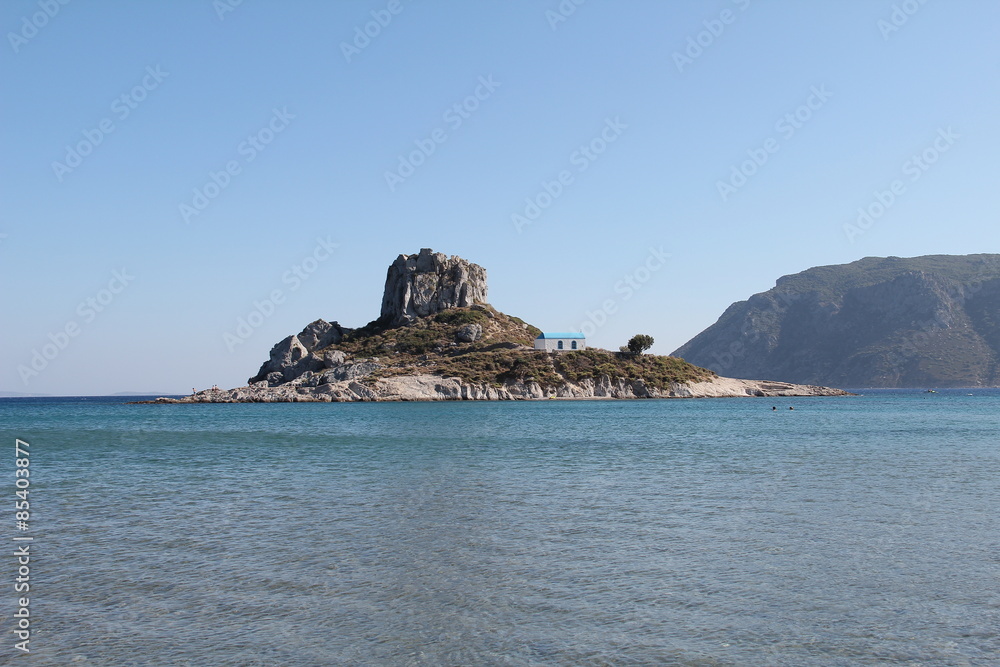 Kastri, Island, Kos / Island Kastri near Greek island of Kos, Kefalos, Greece.