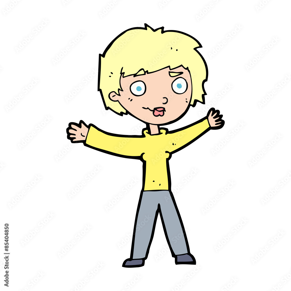 cartoon woman waving arms cartoon woman waving arms
