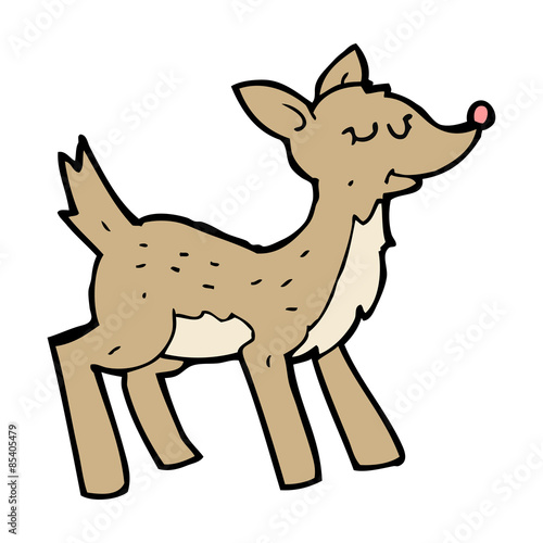 cute cartoon deer