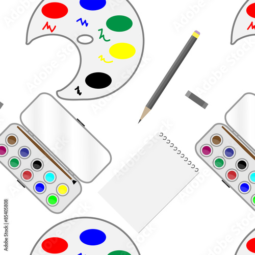 Seamless paint pattern