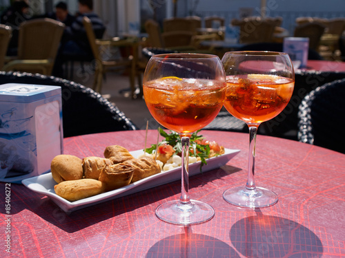 Spritz aperitif in Italy