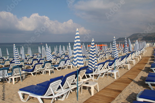 Cleopatra Beach / Strand Kleopatra / Alanya ist eine der meisten populären Badeorte in der Türkei.