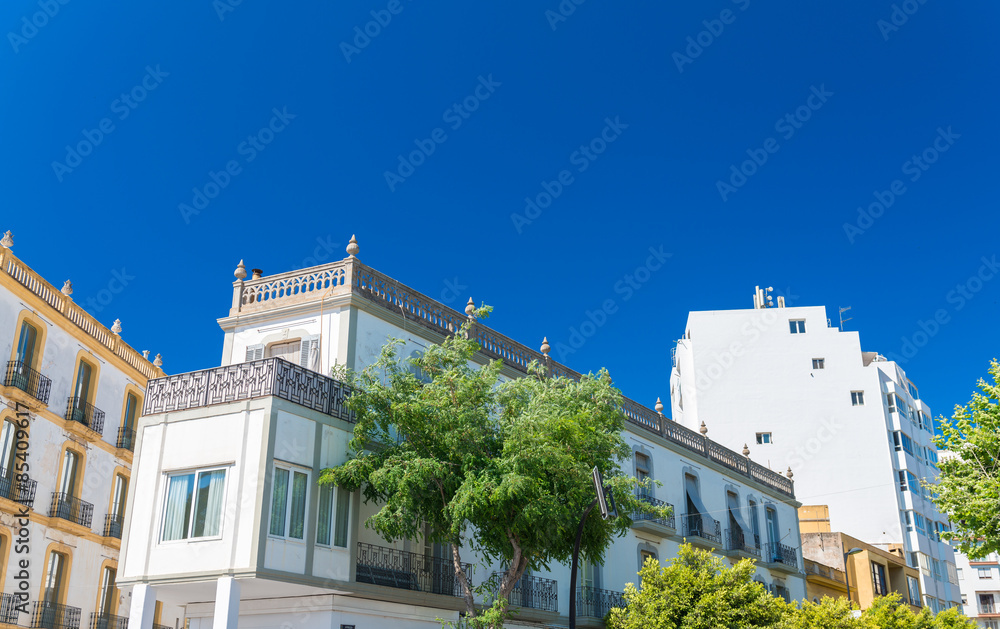 Ibiza skyline on a beautiful summer day Ibiza skyline on a beautiful summer day