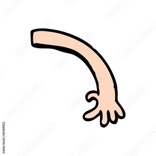 cartoon arm
