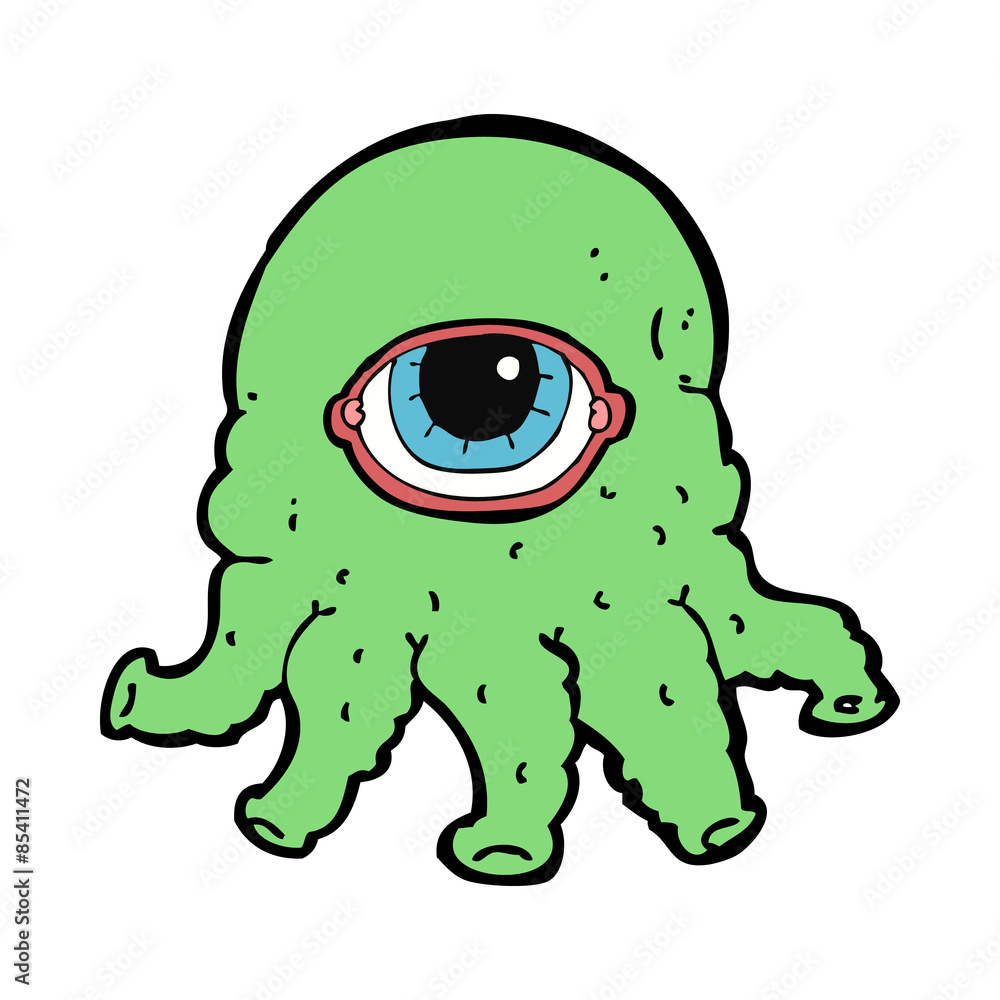 cartoon alien head cartoon alien head