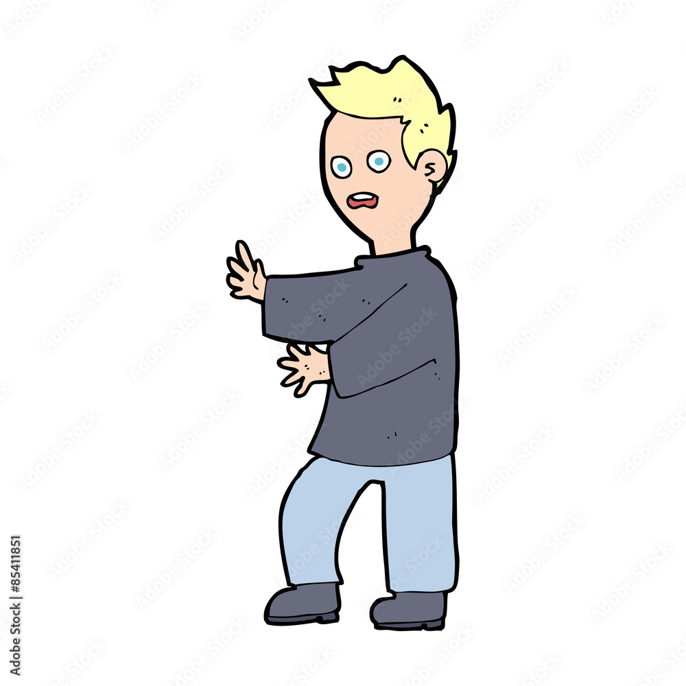 cartoon shocked man cartoon shocked man
