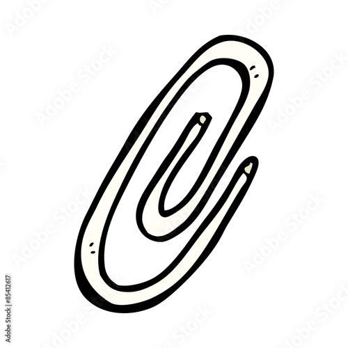 cartoon paperclip