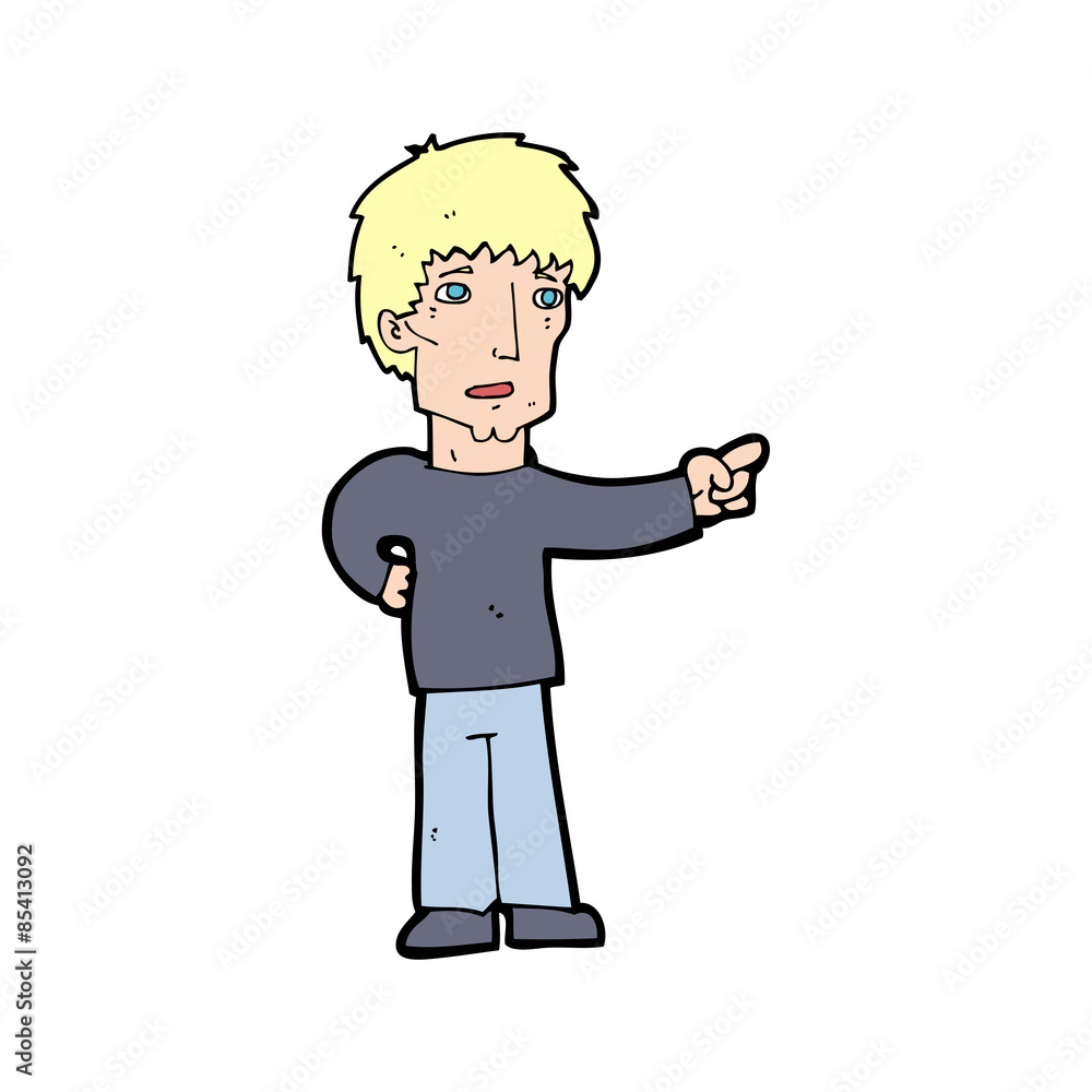cartoon pointing man cartoon pointing man