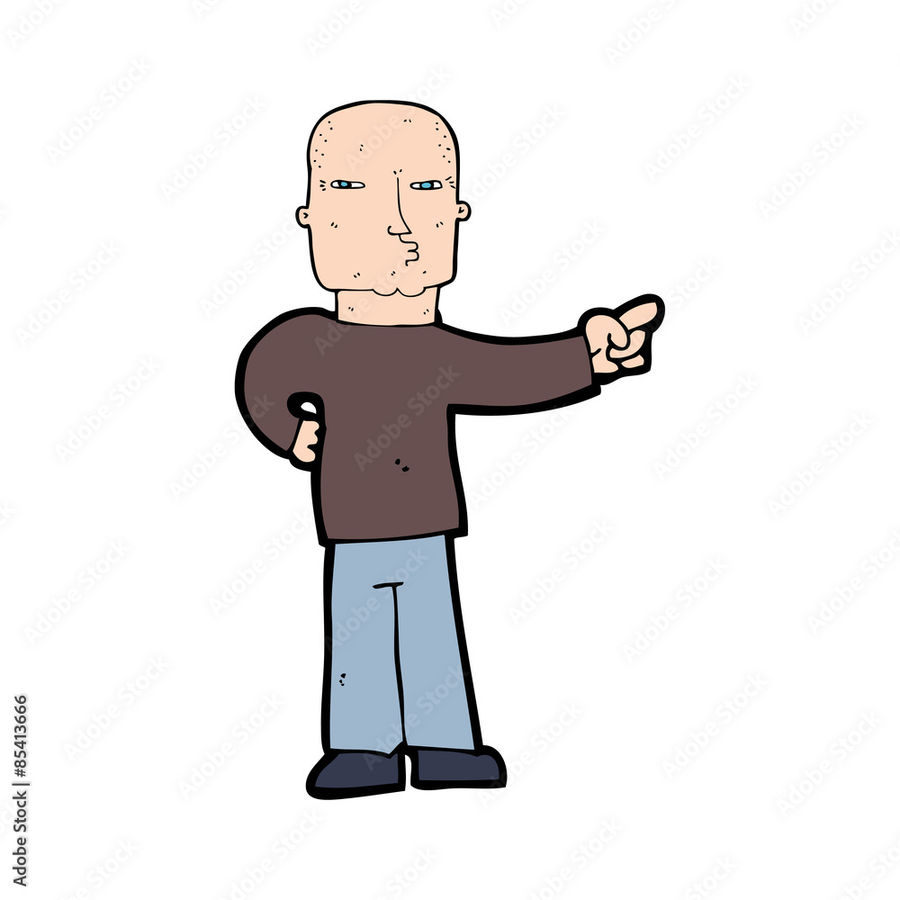 cartoon pointing man cartoon pointing man