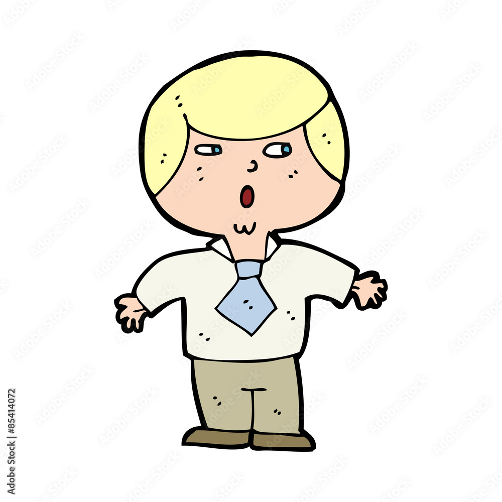 cartoon shocked boy cartoon shocked boy