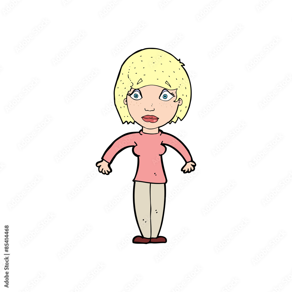 cartoon surprised woman cartoon surprised woman