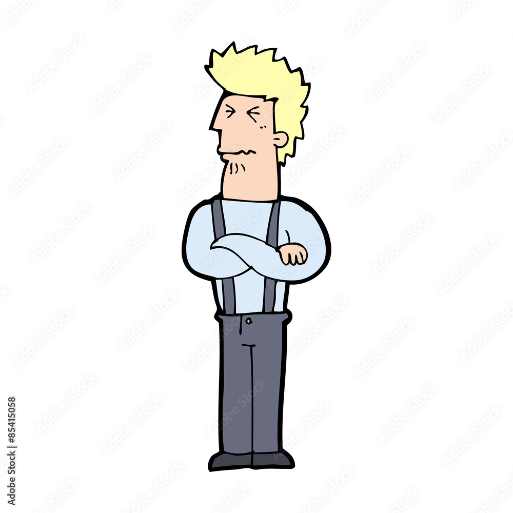 cartoon annoyed man cartoon annoyed man