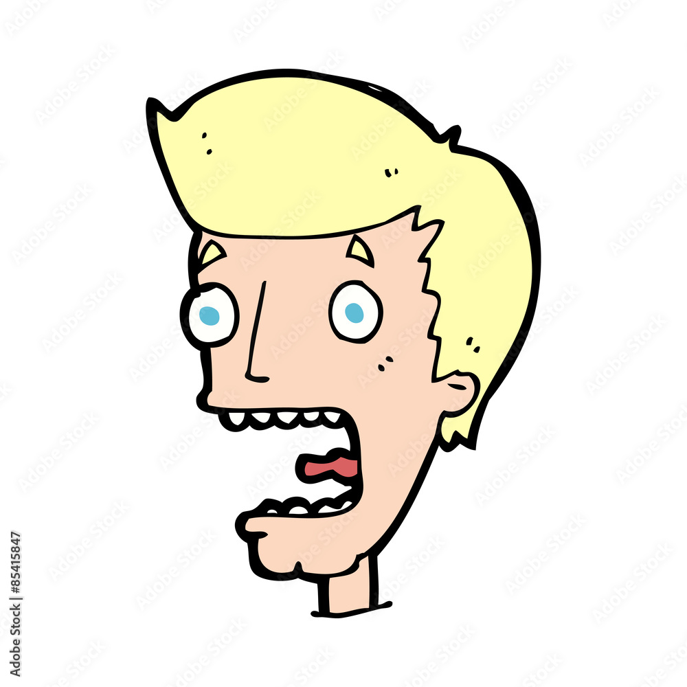 cartoon terrified man cartoon terrified man