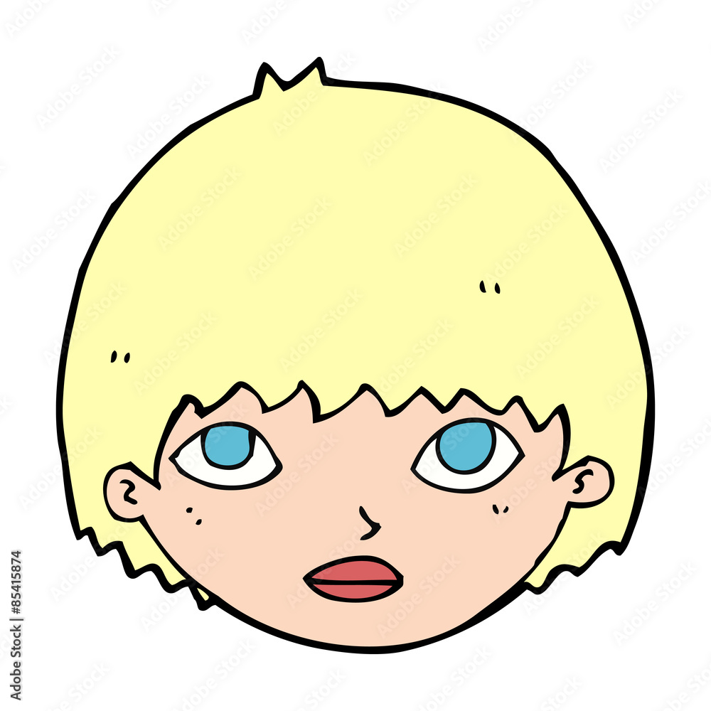 cartoon girl staring cartoon girl staring