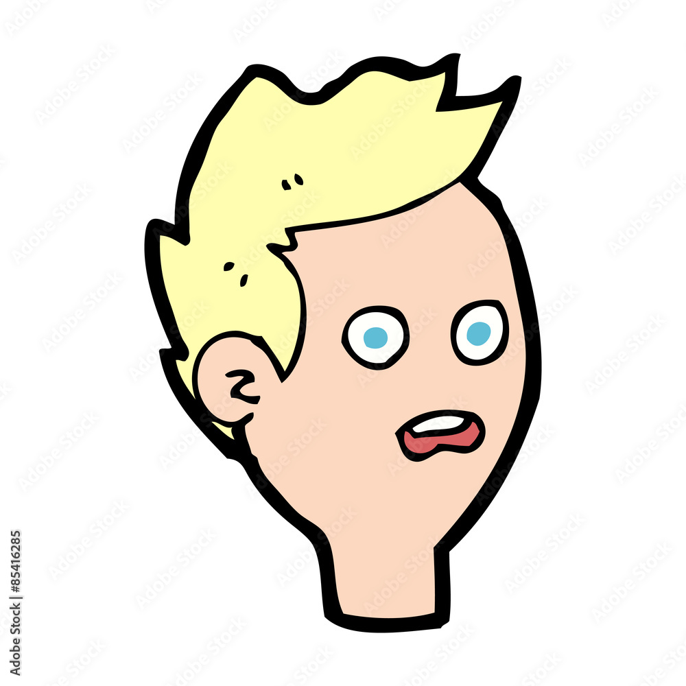 cartoon shocked man cartoon shocked man