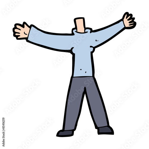 cartoon headless body (mix and match cartoons or add own photo)