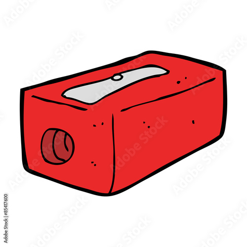 cartoon pencil sharpener