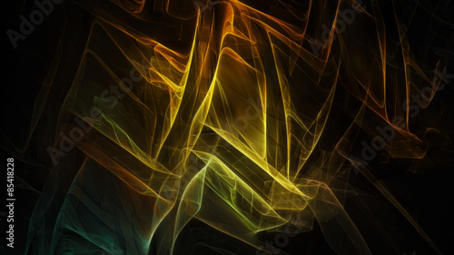 Abstract dark background with soft lightning