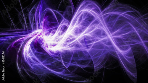Abstract moving glowing energy