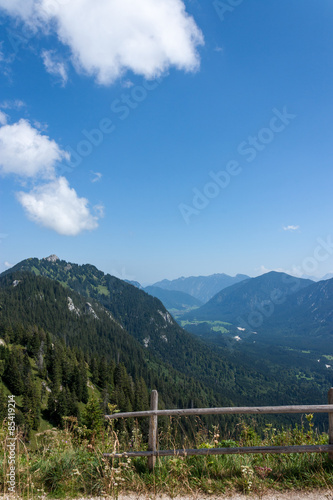 Wunderbare Landschaft der Ammergauer Alpen