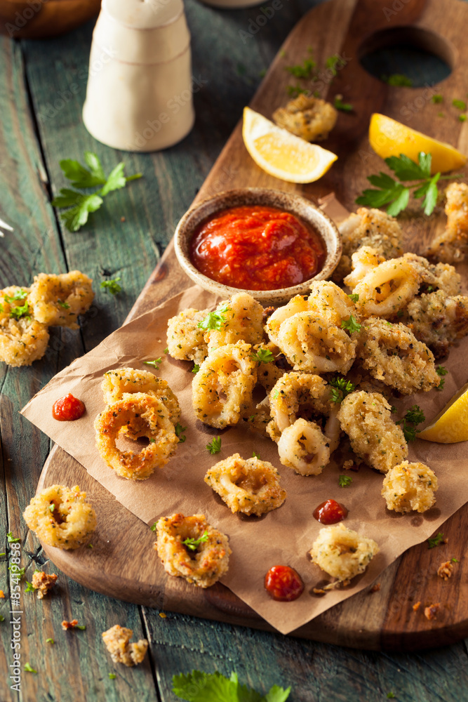 Homemade Breaded Fried Calamari Homemade Breaded Fried Calamari