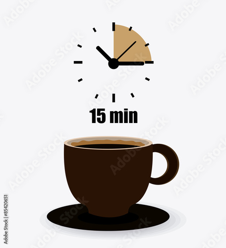 Coffee time design.