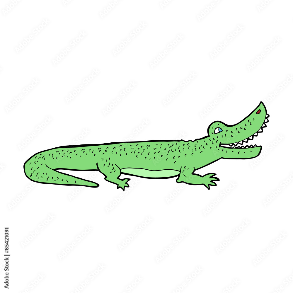 cartoon happy crocodile cartoon happy crocodile