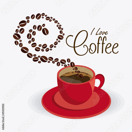 Coffee time design.