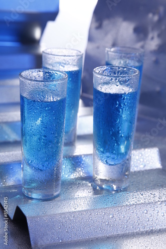 kamikaze drink, blue drink